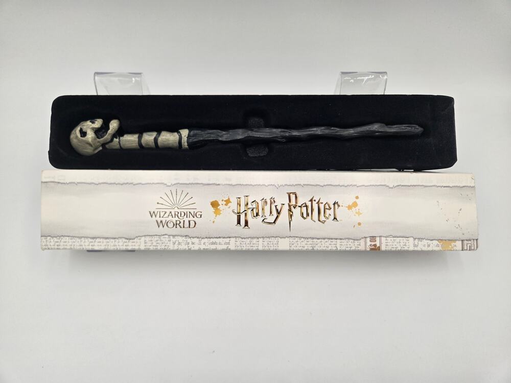 Harry Potter Death Eater Skull Wand Wizarding World Collectible EUC